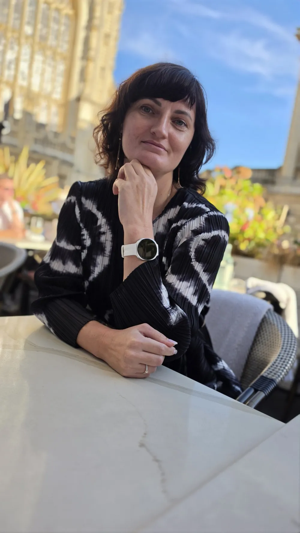 Larysa Brovchuk, director of Kairos-K, in Bath