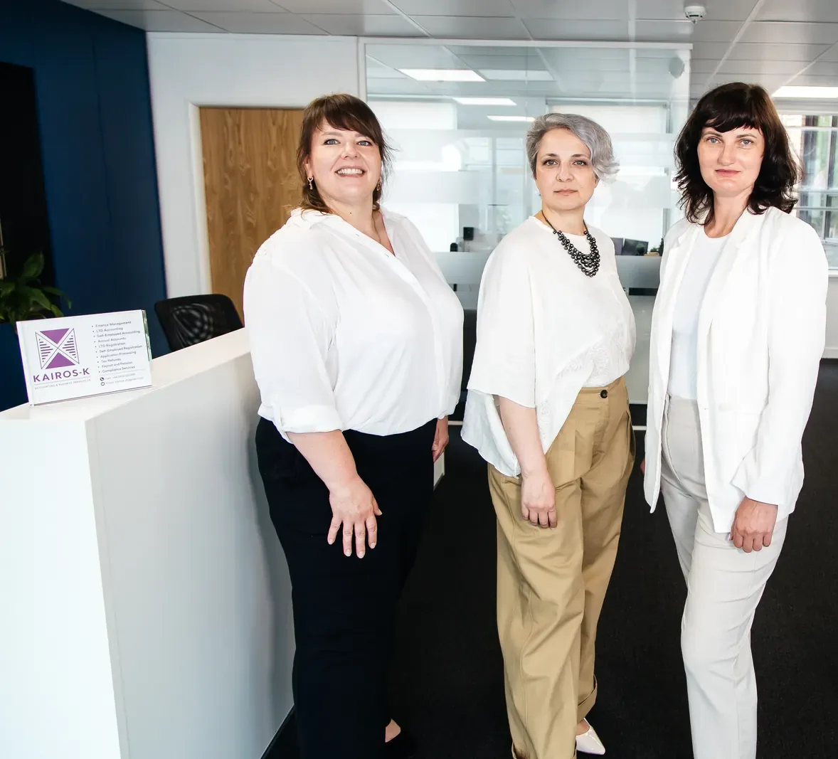 The Kairos-K team in the office